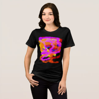 Farbideen abstrakter Bewusstseinsdruck Tri-Blend Shirt