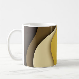 Farbige 7-farbige Abstrakte Wirbel Kaffeetasse