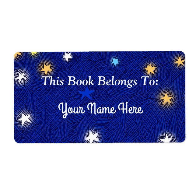 Farbige Abend-Sterne Ettieren von benutzerdefinier (Vorne)