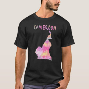 Farbige Abgeschiedene Kamerafahrt in Aquarellfarbe T-Shirt