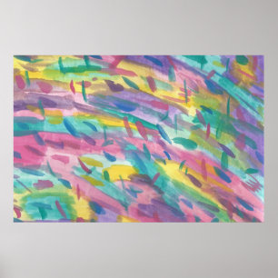 Farbige Abstrakt Art Poster drucken