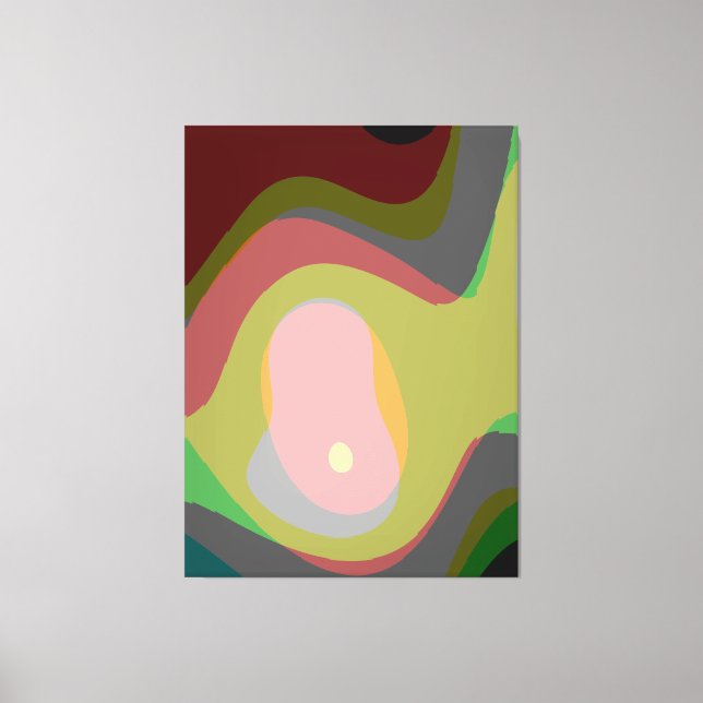 Farbige Abstrakte Art. 921 Leinwanddruck (Vorderseite)