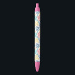 Farbige abstrakte Blume Muster Halsbinde Stift<br><div class="desc">Farbvolle abstrakte Blume nahtlos mit weißem Hintergrund.</div>