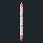 Farbige abstrakte Blume Muster Halsbinde Stift<br><div class="desc">Farbvolle abstrakte Blume nahtlos mit weißem Hintergrund.</div>