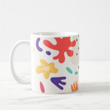 Farbige abstrakte Design-Tasse