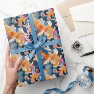Farbige Abstrakte Farbe Geschenkpapier