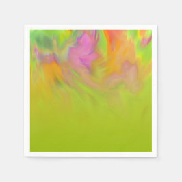 Farbige Abstrakte Gefärbte Krawatte Ombre Design Serviette