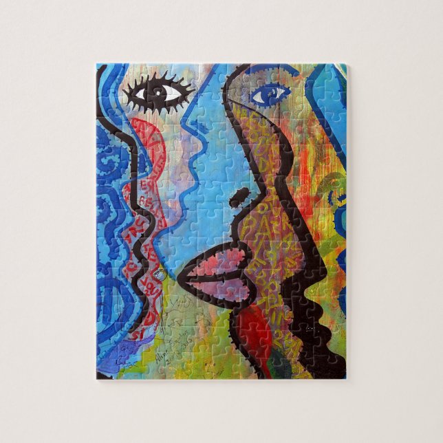 Farbige Abstrakte Graffiti (Vertikal)