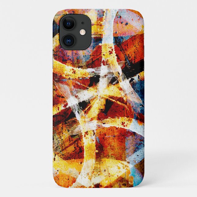Farbige abstrakte Graffiti Case-Mate iPhone Hülle (Rückseite)