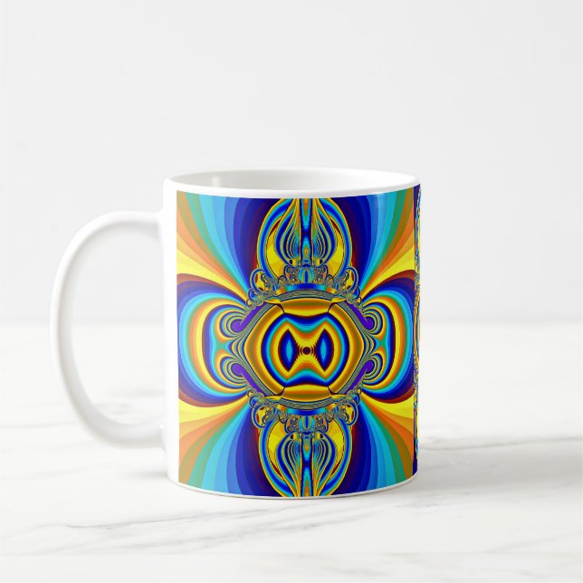 Farbige abstrakte Hintergrund-14334 Kaffeetasse (Links)