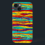 Farbige Abstrakte Horisontalstreifen Case-Mate iPhone Hülle<br><div class="desc">Farbige abstrakte Horisontalstreifen</div>
