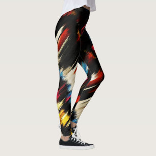 Farbige Abstrakte Malerei #12 Leggings