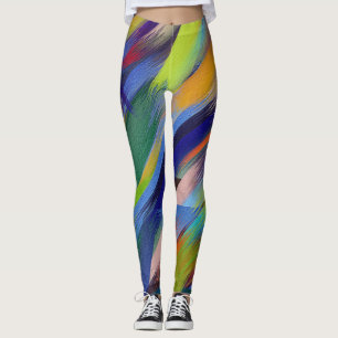 Farbige Abstrakte Malerei #21 Leggings