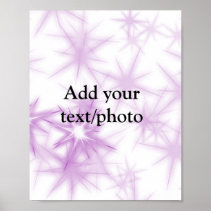 Farbige abstrakte minimale Bearbeitung Ihre Text Poster