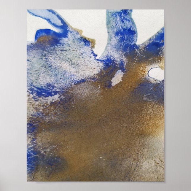 Farbige abstrakte minimale editierbare hinzufügen poster (Vorne)