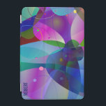 Farbige abstrakte moderne Kunst iPad Mini Hülle<br><div class="desc">Moderne,  farbenfrohe abstrakte Kunst.</div>