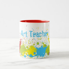 Farbige Abstrakte Paint Splash Tasse