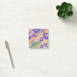 Farbige abstrakte Post-It-Notes Post-it Klebezettel