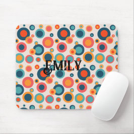 Farbige Abstrakte Punkte Mousepad