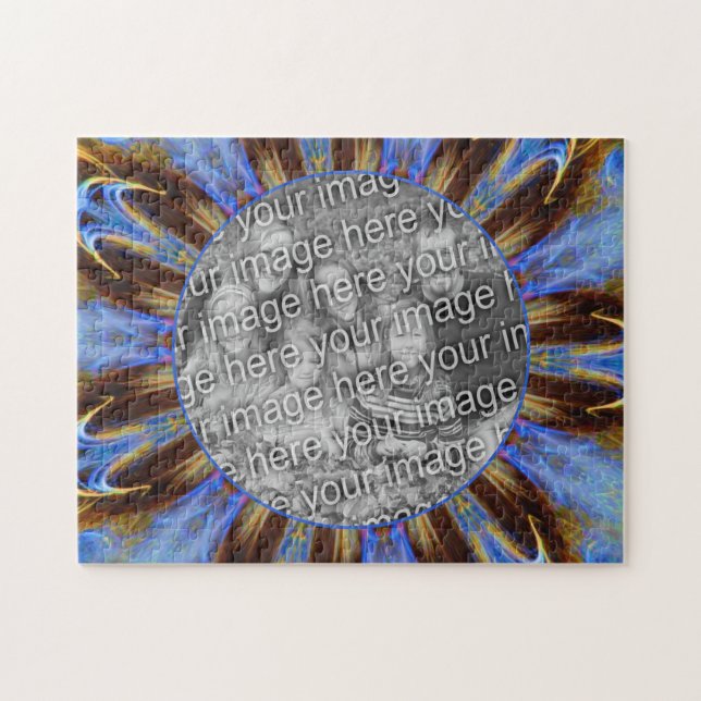 Farbige Abstrakte Rahmen schaffen Ihr eigenes Foto (Horizontal)