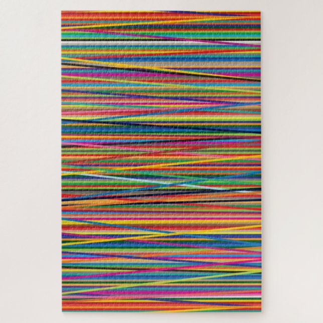 Farbige abstrakte Streifen Design jugendliche Stof (Vertikal)