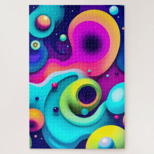 Farbige Abstrakte Wirbel - Moderne Kunst