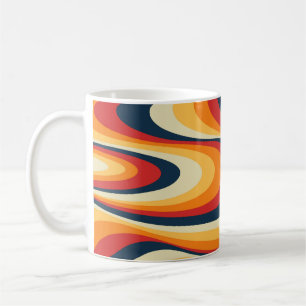Farbige abstrakte Wirbelgestaltung Kaffeetasse