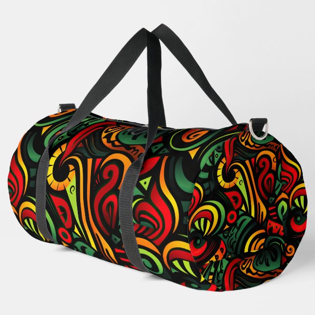 Farbige Abstraktion  Duffle Bag (Linke Ecke)