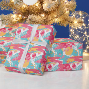 Farbige Abstraktion Geschenkpapier