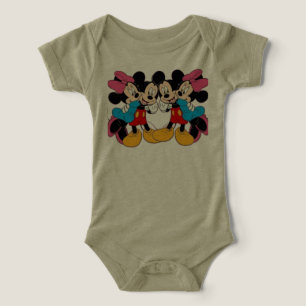 Farbige Affen Design Baby T - Shirt
