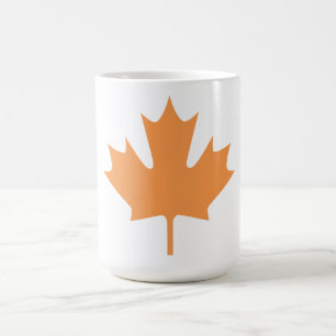 farbige Ahorn-Blätter - Tasse