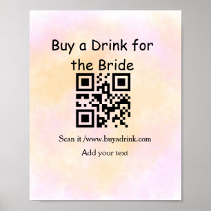 Farbige Aquarell-Abstrakt-Add-Name-Text Poster
