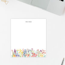 Farbige Aquarell-Wildblume