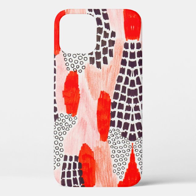 Farbige Aquarellbilder Case-Mate iPhone Hülle (Rückseite)