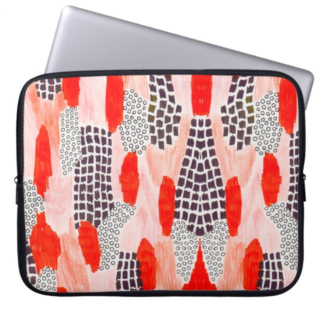 Farbige Aquarellbilder Laptopschutzhülle (Vorderseite)