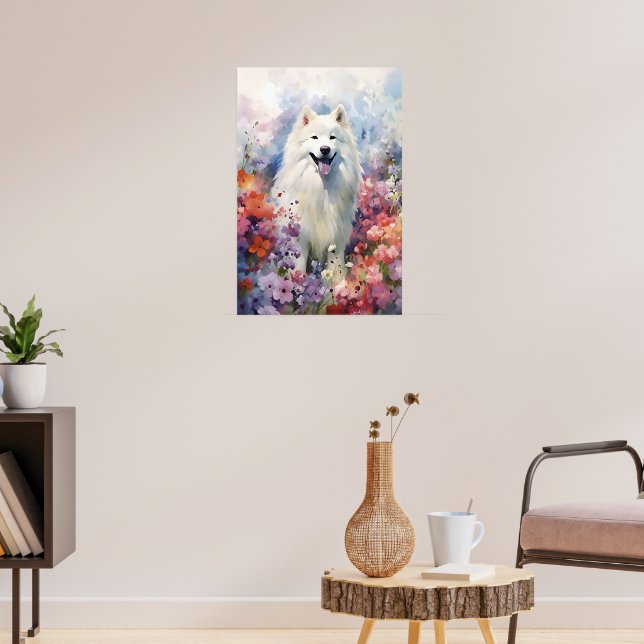 Farbige Aquarellbilder Poster (Wohnzimmer 3)