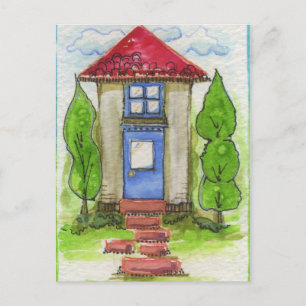 Farbige Aquarellbilder Postkarte