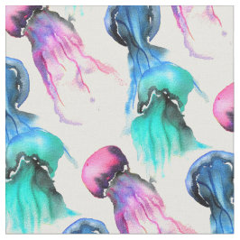 Farbige Aquarellbilder Stoff