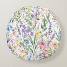 Farbige Aquarellblumen