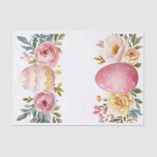 Farbige Aquarellfarbe Osterhase Seidenpapier