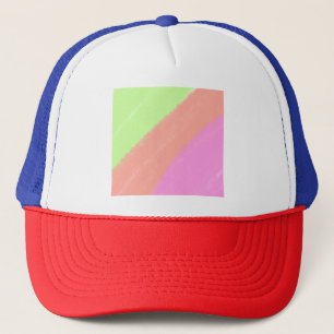 Farbige Aquarellfarben einfach Ihren Logo-Namen hi Truckerkappe
