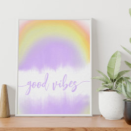 Farbige Aquarellfarben, gute Violetten, Wandkunst Poster