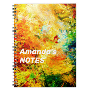 Farbige Artist-Palette Notizblock