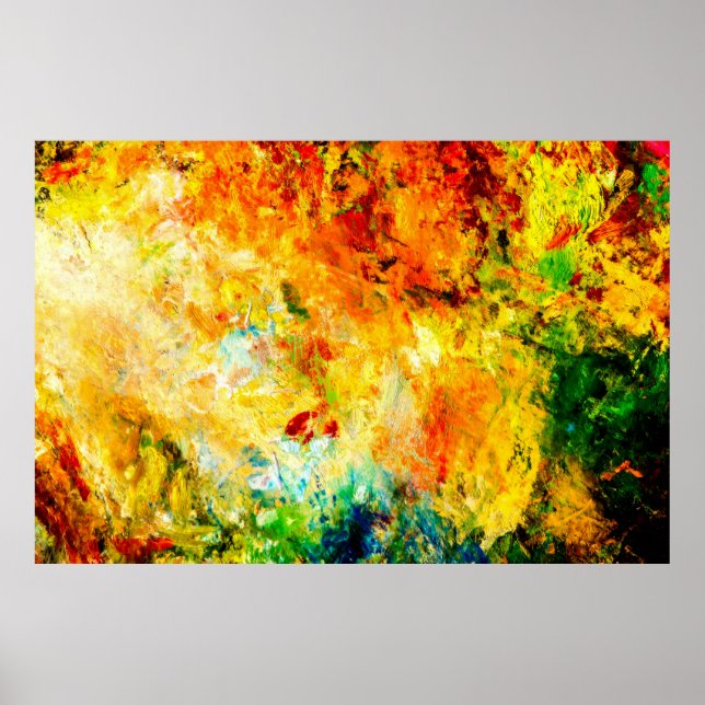 Farbige Artist-Palette Poster (Vorne)