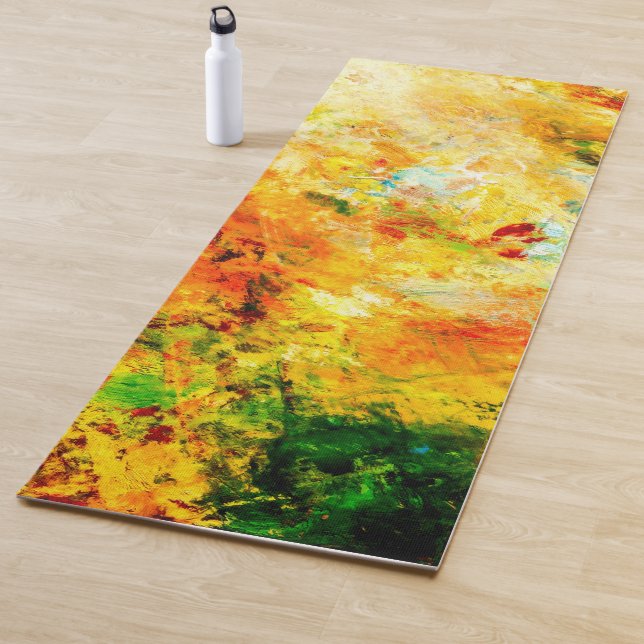 Farbige Artist-Palette Yogamatte (Beispiel)