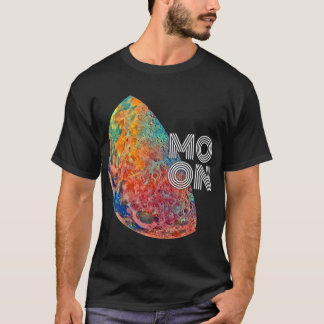 Farbige Ästhetik-Mond-Mosaik T-Shirt