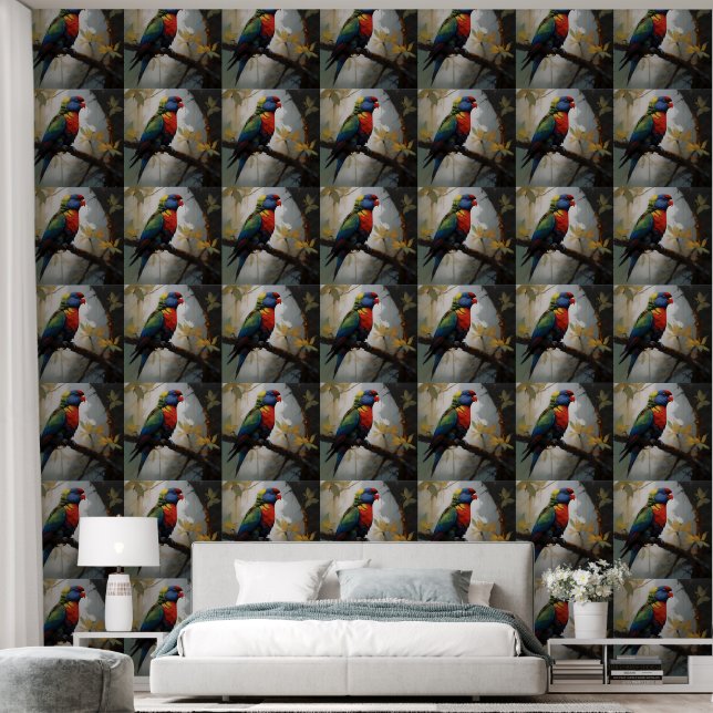 Farbige australische Lorikeet, Tapete (Schlafzimmer)