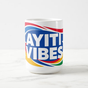 Farbige Ayiti Vibes Inspiration Kaffeetasse