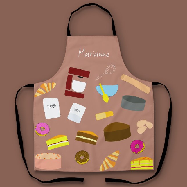 Farbige Backwaren und Backwaren Schürze (Baking Apron Brown)
