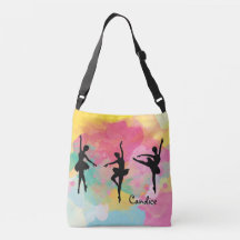 Farbige Ballet überall in der Print-Tasche
